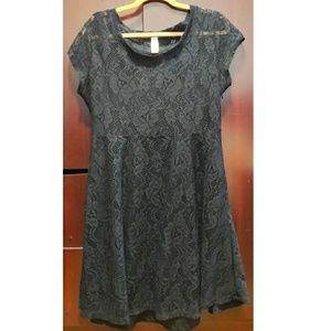 No Boundaries - Flirty Black Lace Mini Dress